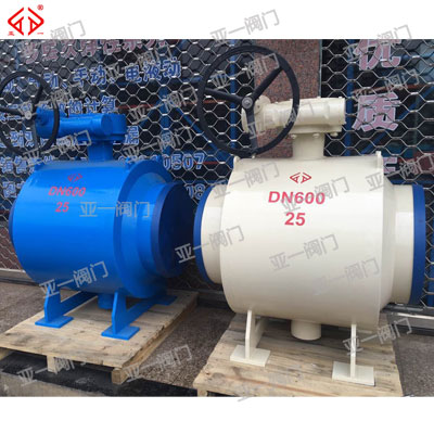 Q367F-25-DN600全通徑焊接球閥